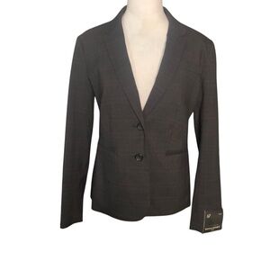 NWT Banana Republic Charcoal Gray Women’s 6P Classic Career Blazer Capsule